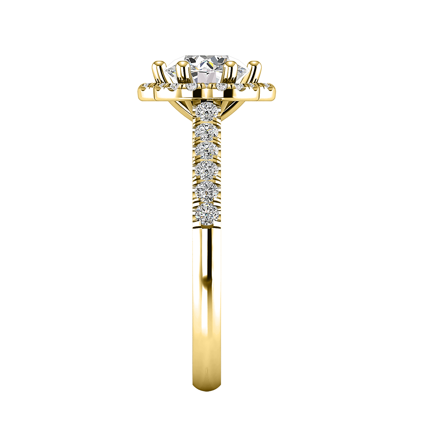 Cali Halo Engagement Ring